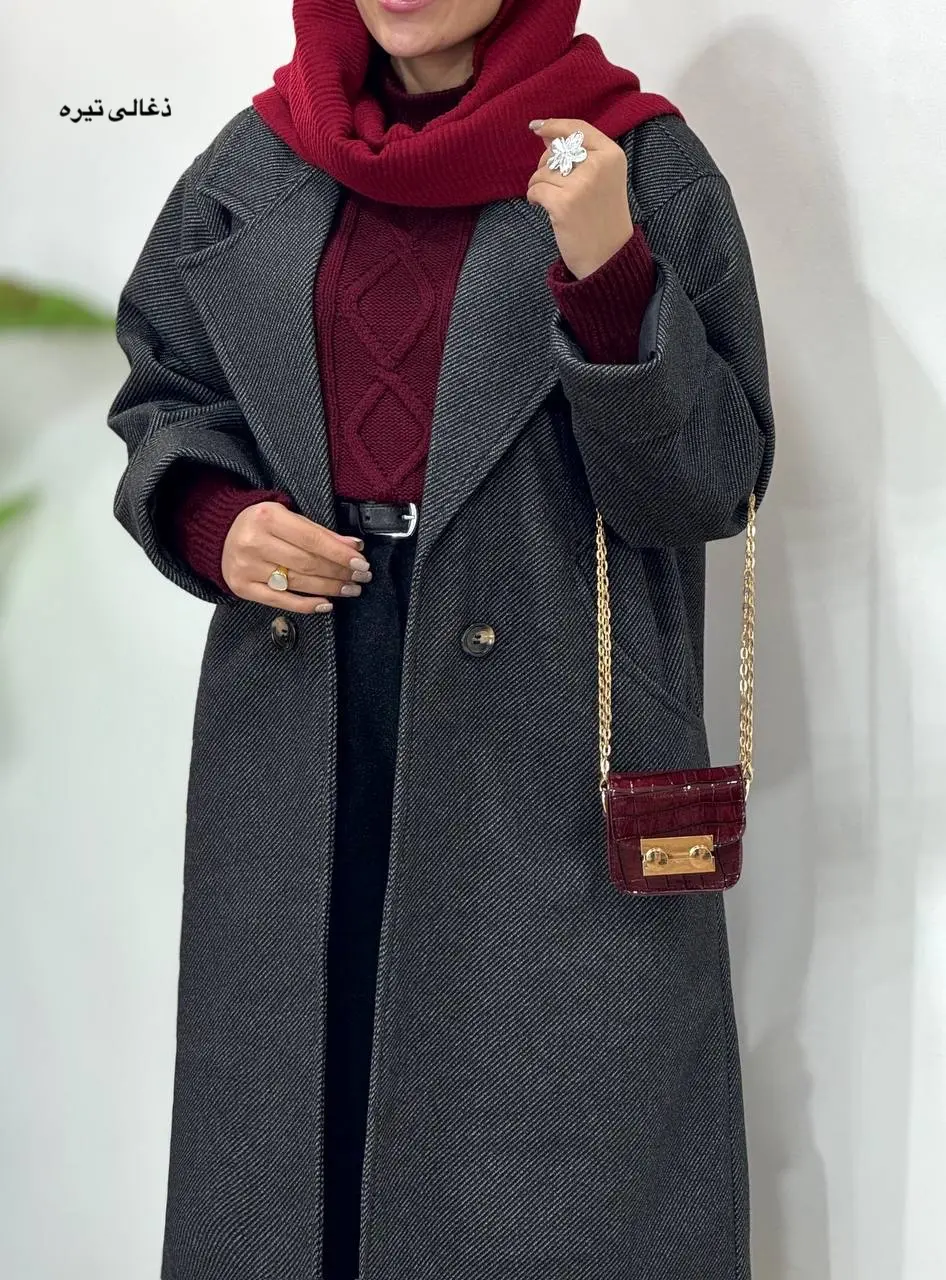 پالتو فوتر بلند آستردار ماهرخ